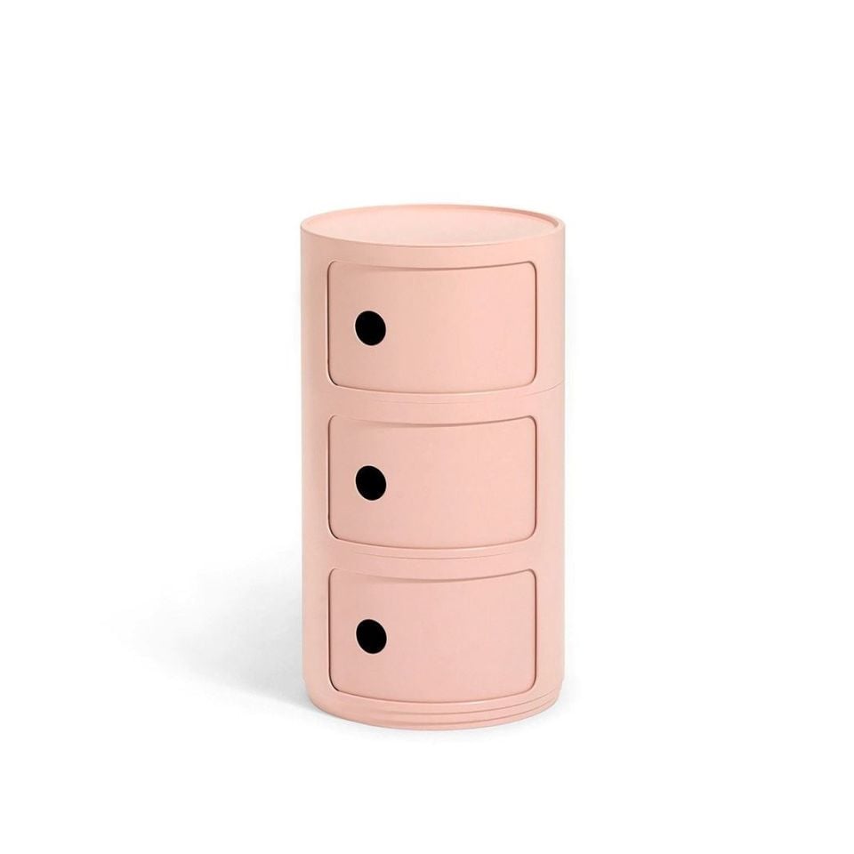 Componibili Bio 3 Çekmeceli Modül Pembe