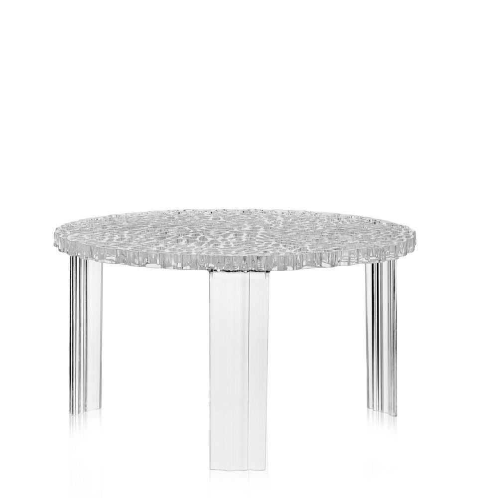 T Sehpa Şeffaf H:28 cm