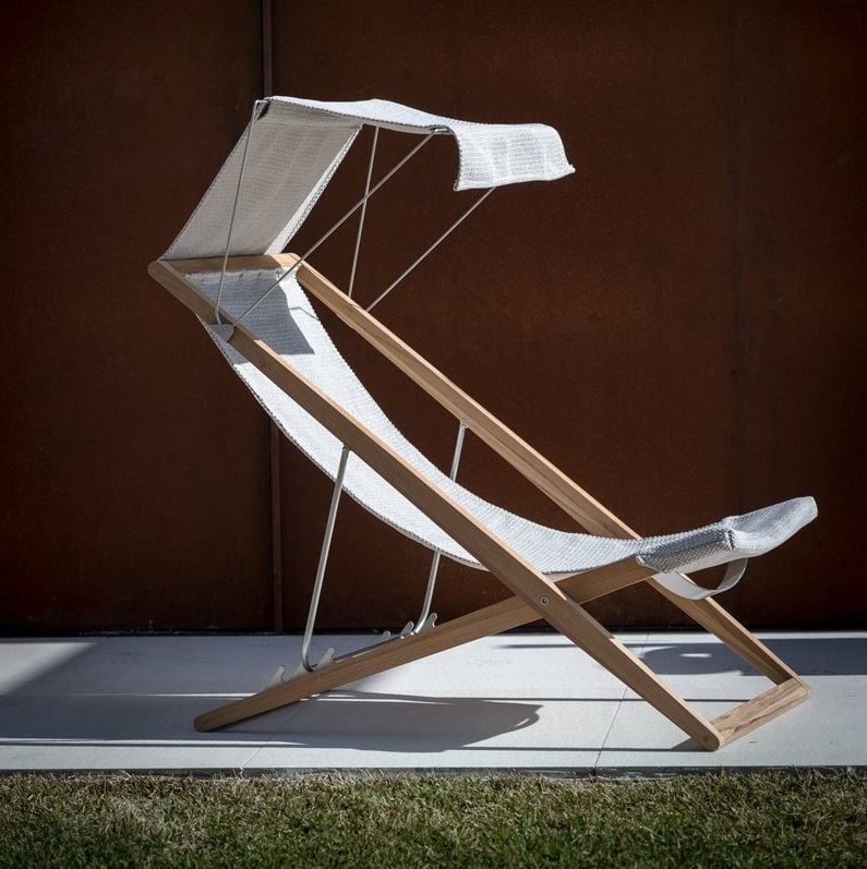 Unopiu Teak Cosette Şezlong
