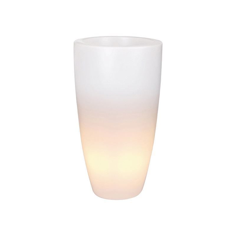 Pure Soft Yuvarlak Uzun Çiçeklik Led Işıklı Şeffaf 50x90 cm