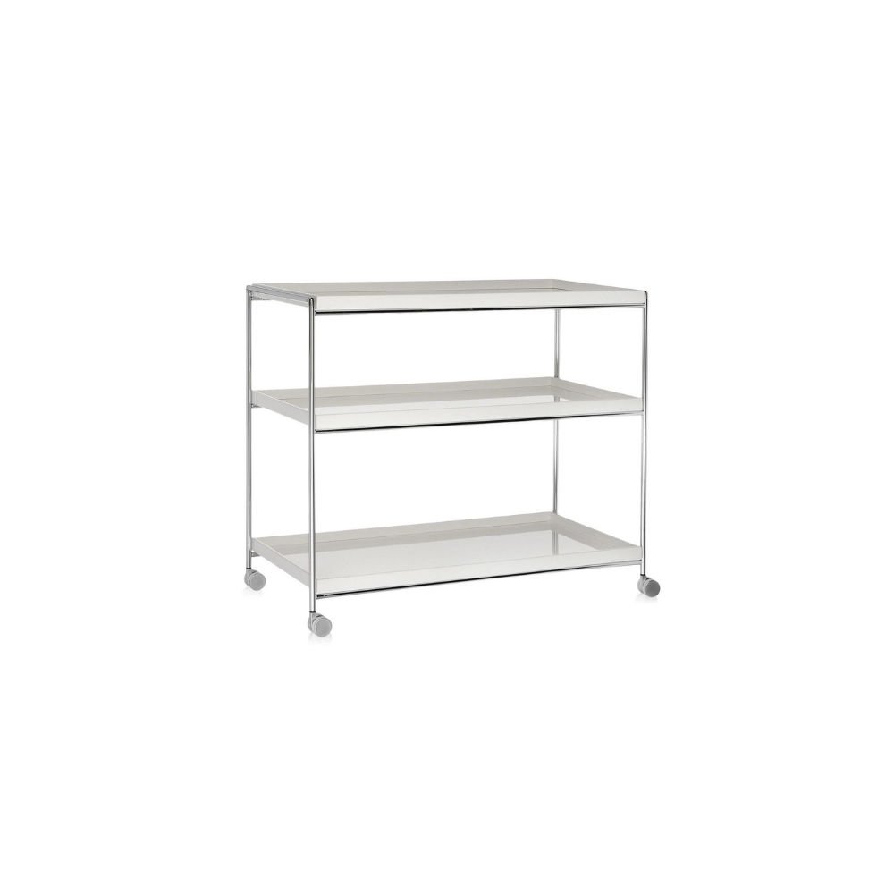 Kartell Tray Servis Masası Beyaz