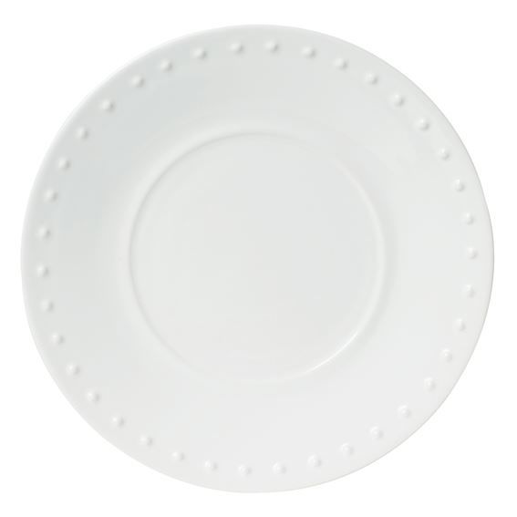 Caravane Beyaz Tatlı Tabağı 22cm