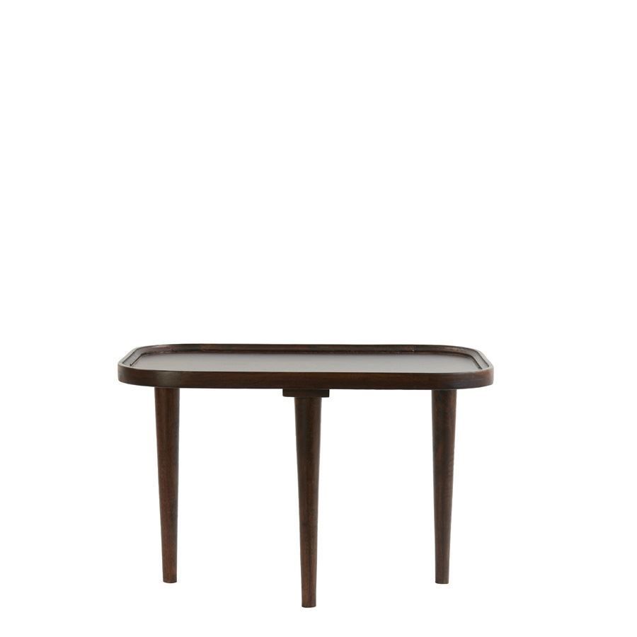 Yan Sehpa Mazabe Ahşap Rustik 65x45x38 cm