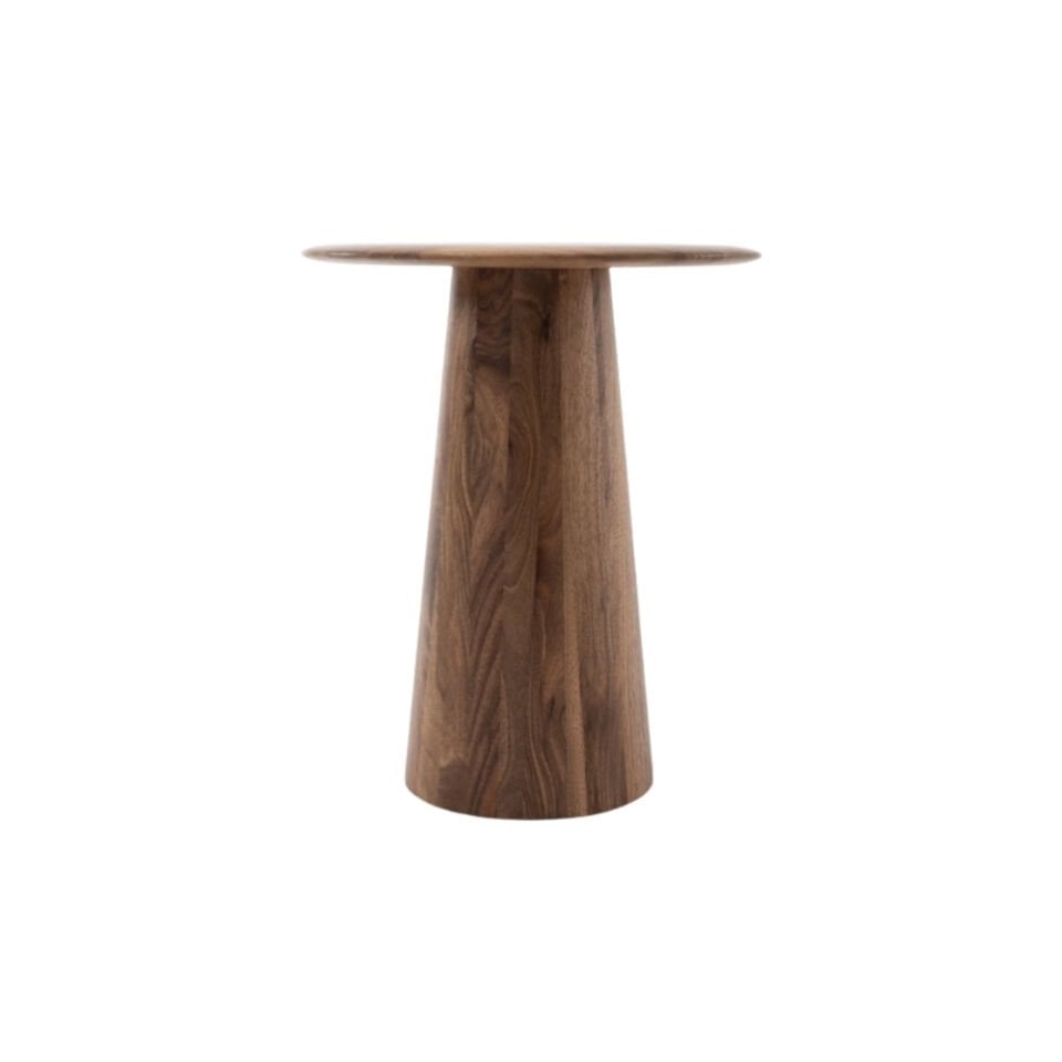 Gazzda Mushroom Ceviz Yan Sehpa Q:40 cm