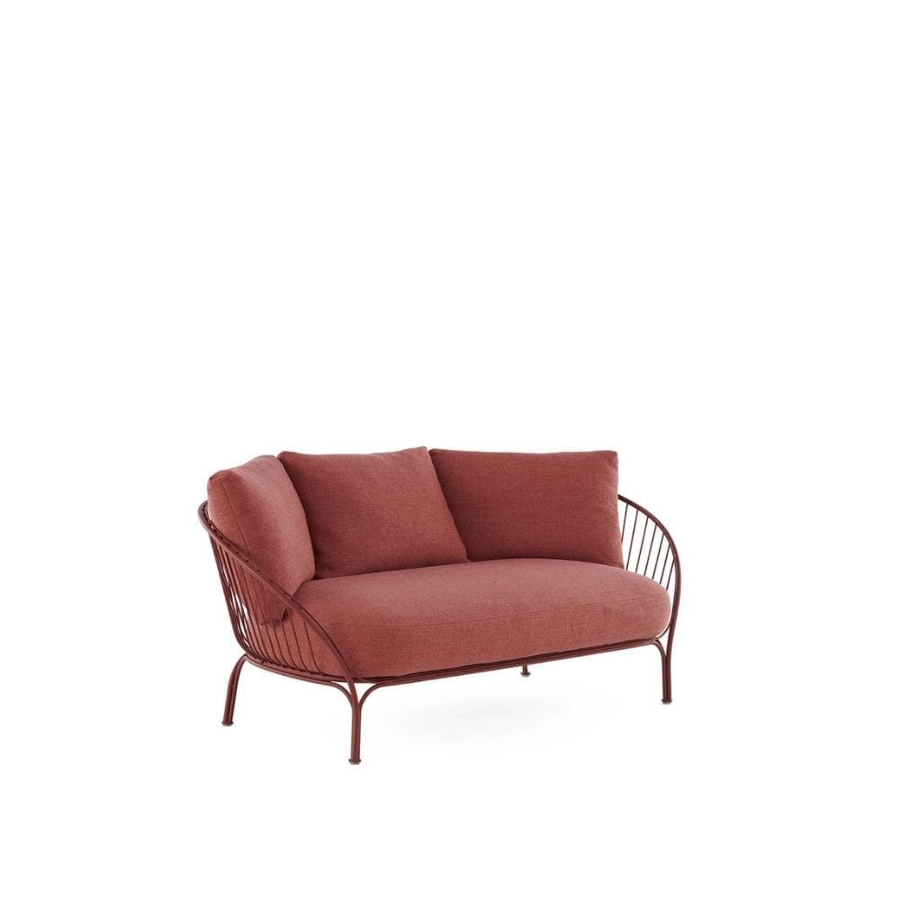 Kartell Hiray 162 cm Kiremit Kırmızısı Kanepe