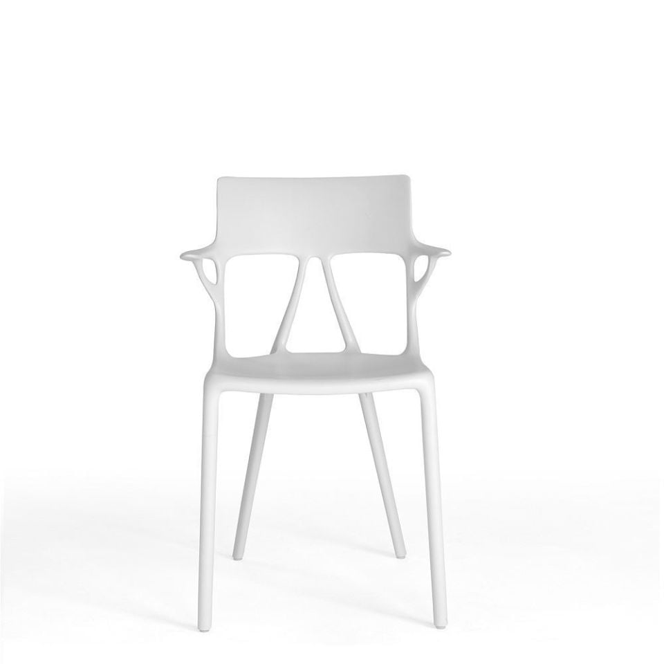 2'li Kartell A.I. Sandalye Beyaz