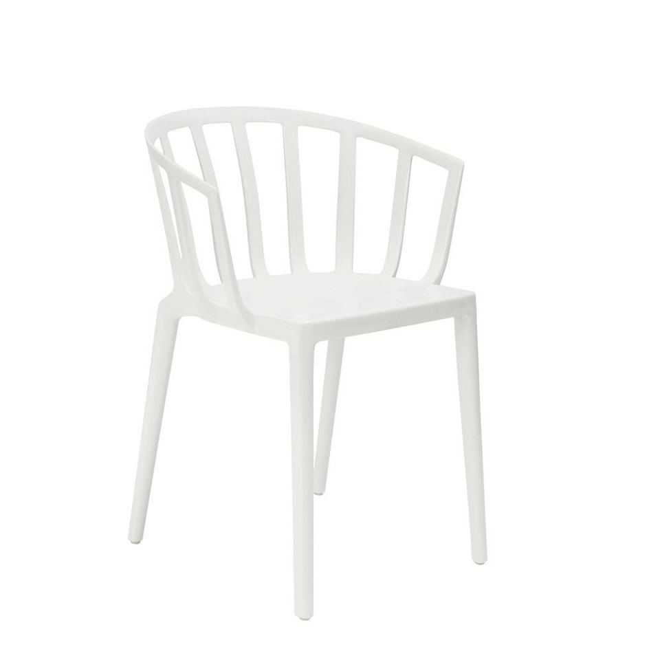 2'li Kartell Venice Sandalye Beyaz