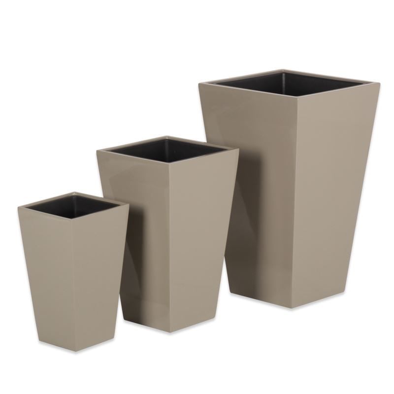 Lounge Kübik Taupe Saksı 23x40 cm