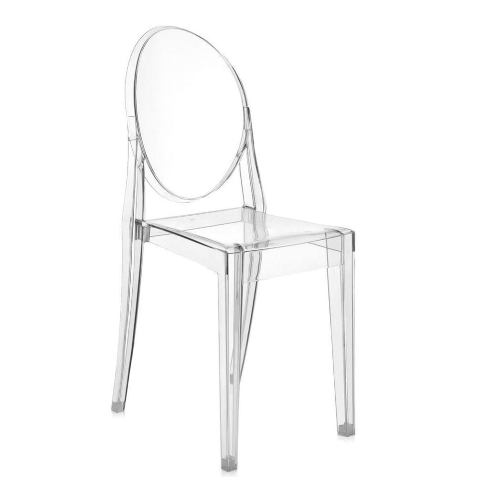 2'li Victoria Ghost Sandalye Şeffaf