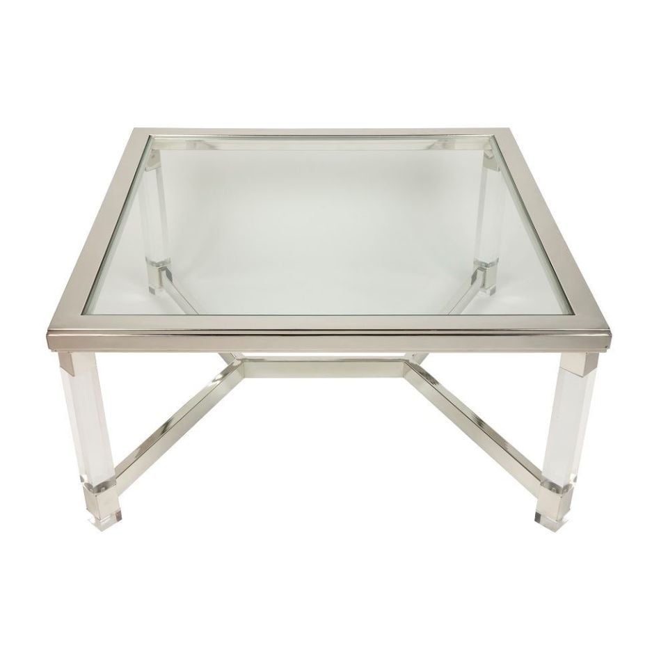 Sehpa Camlı Parlak 100x47 cm