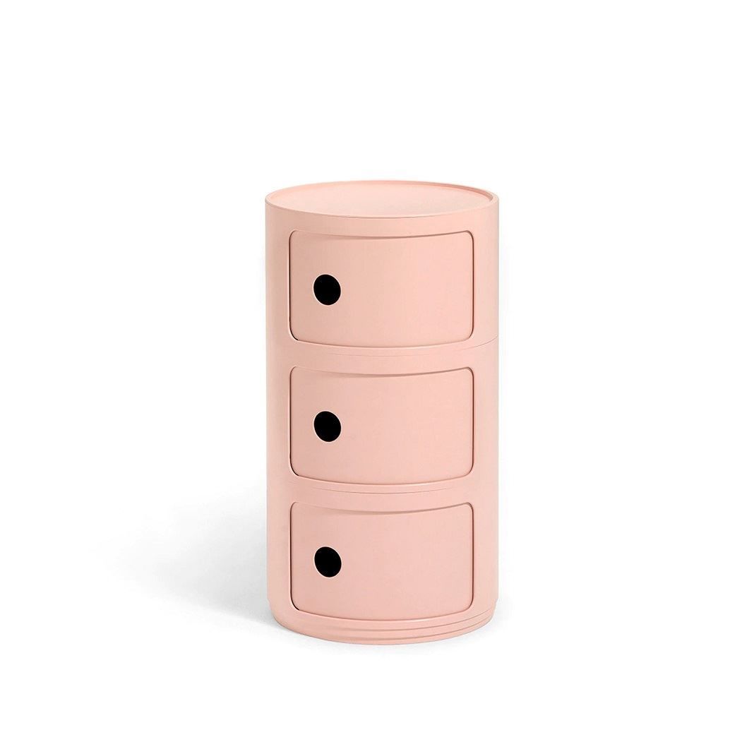Componibili Bio 3 Çekmeceli Modül Pembe