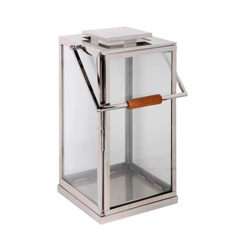 Gümüş Rengi Nikel Fener 60cm