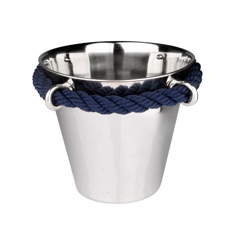 Nikel Mavi Halatlı Buz Kovası