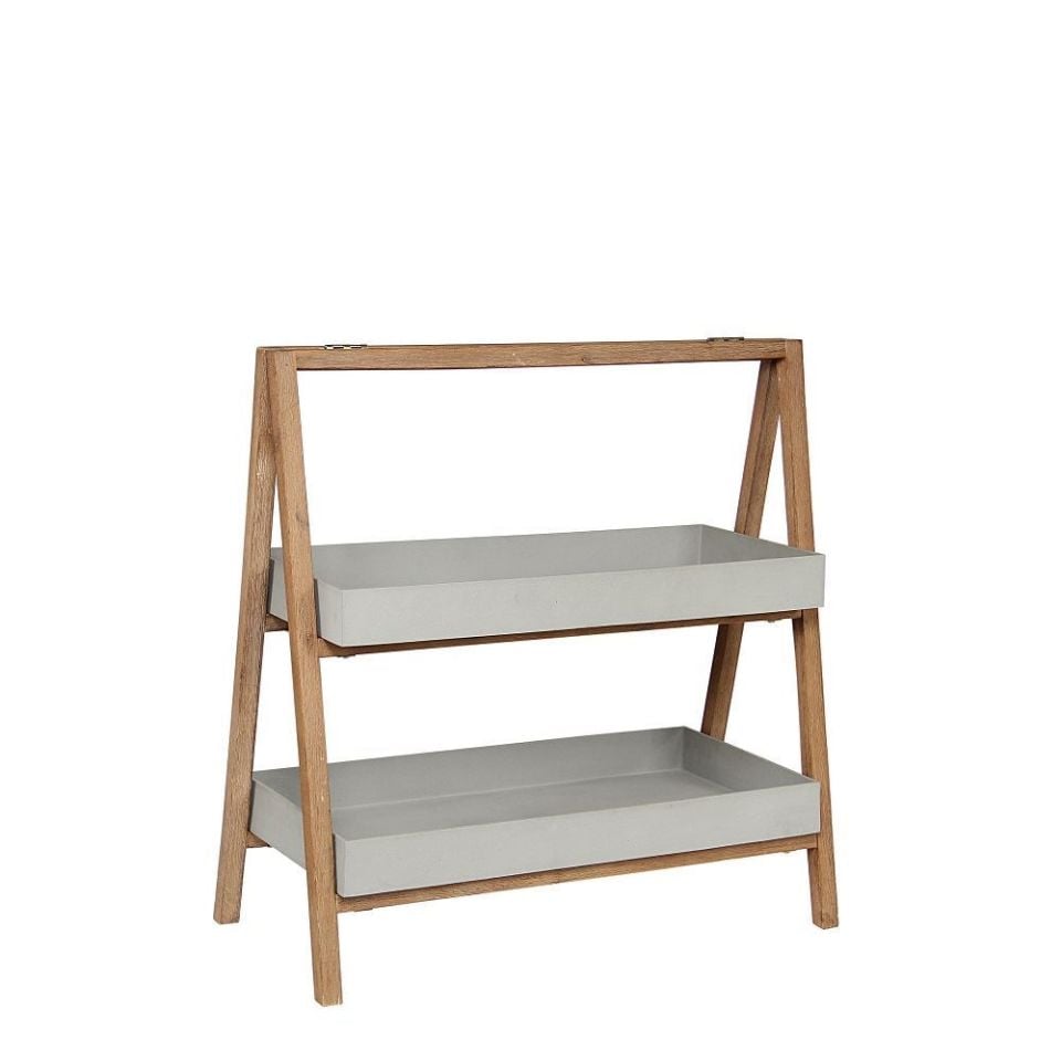 Sandstone Çiçeklik Naturel Ahşap H:100 cm