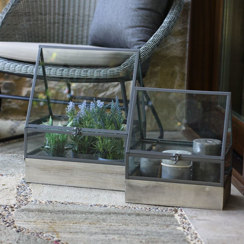 Çiçeklik Gri 35x25x45 cm
