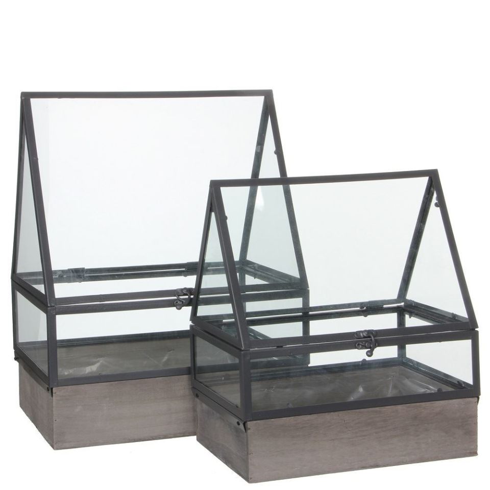 Çiçeklik Gri 30x20x34 cm