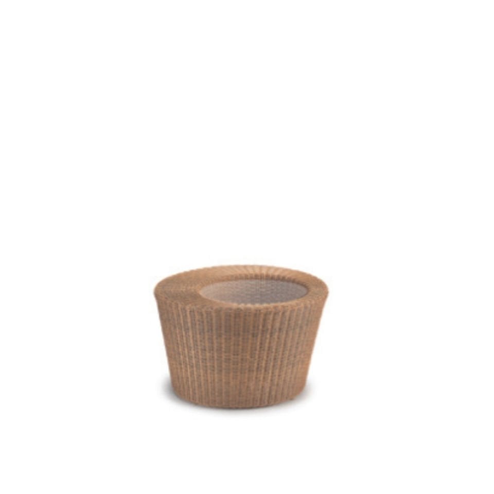 Dedon Hemisphere Naturel Yan Sehpa Q:73 cm