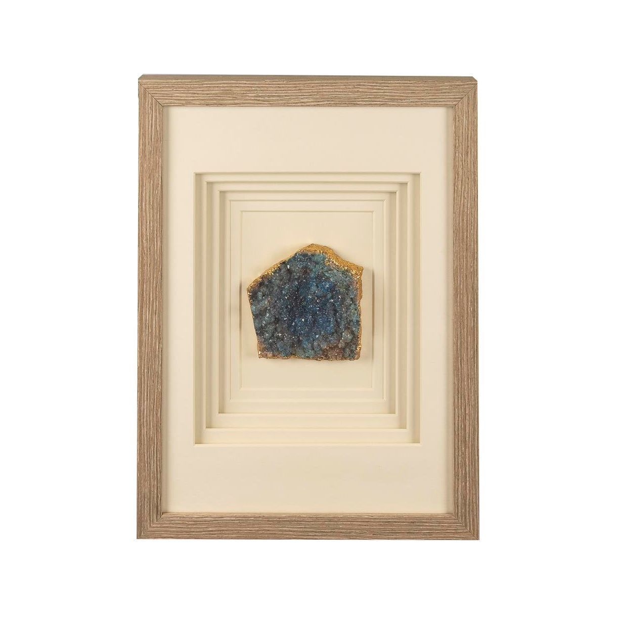 Mavi Doğal Taşlı Tablo 30x40 cm