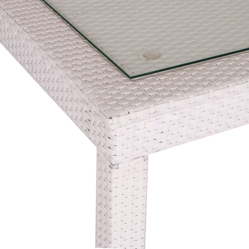 Açılabilir Yemek Masası Beyaz 160/210 cm