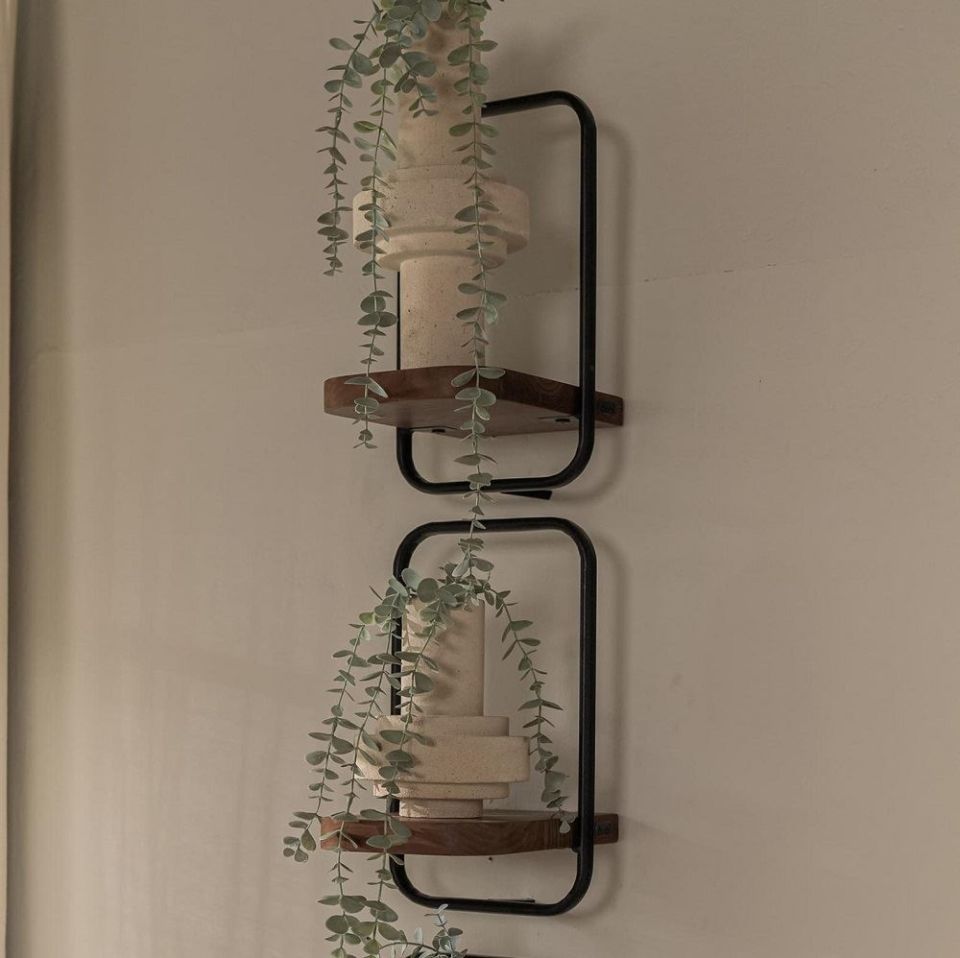 Silindir Taş Vazo H:18,5 cm