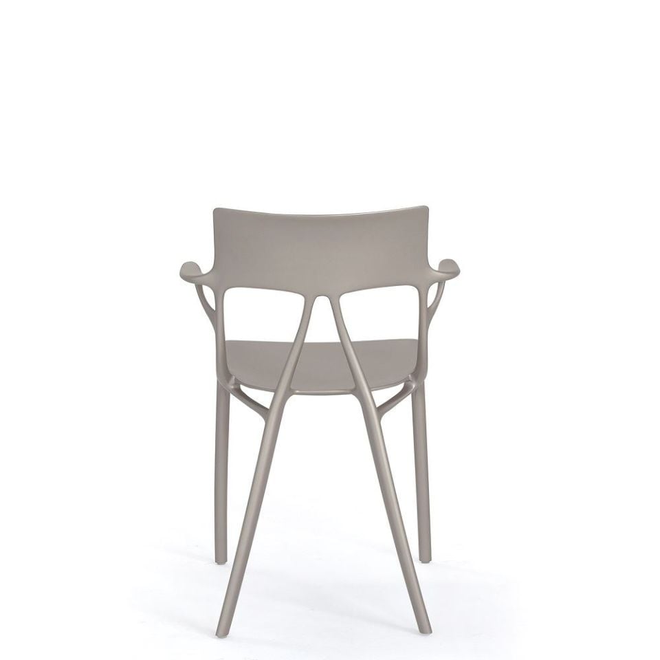 2'li Kartell A.I. Sandalye Gri