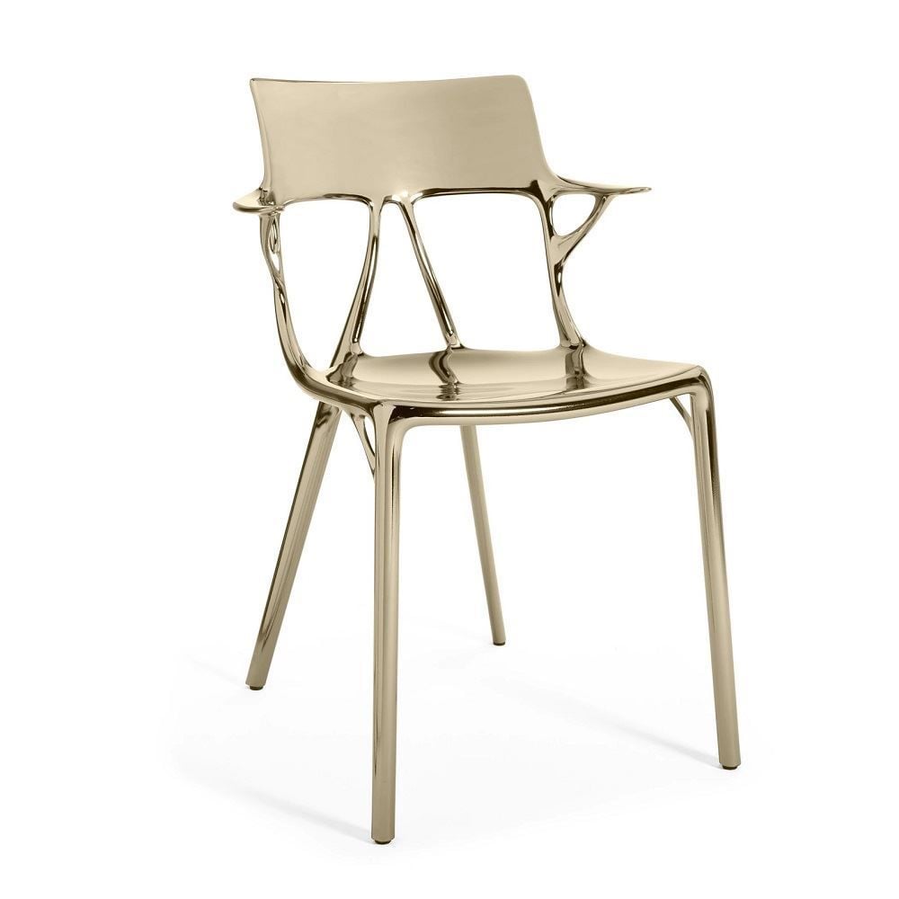 Kartell A.I. Metalik Bronze Sandalye