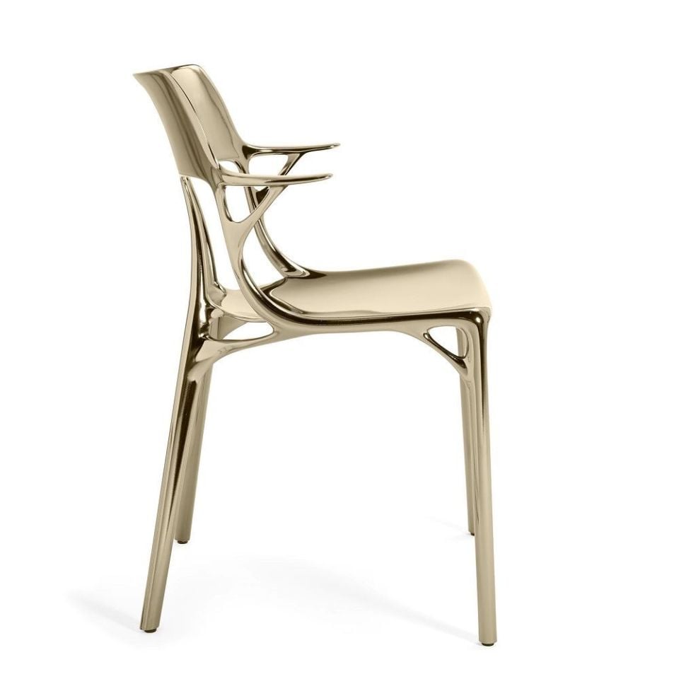 Kartell A.I. Metalik Bronze Sandalye
