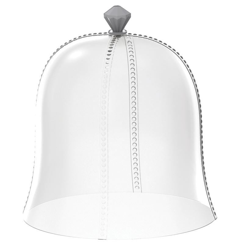 Çan Yemek Kapağı Gri 22,5 cm