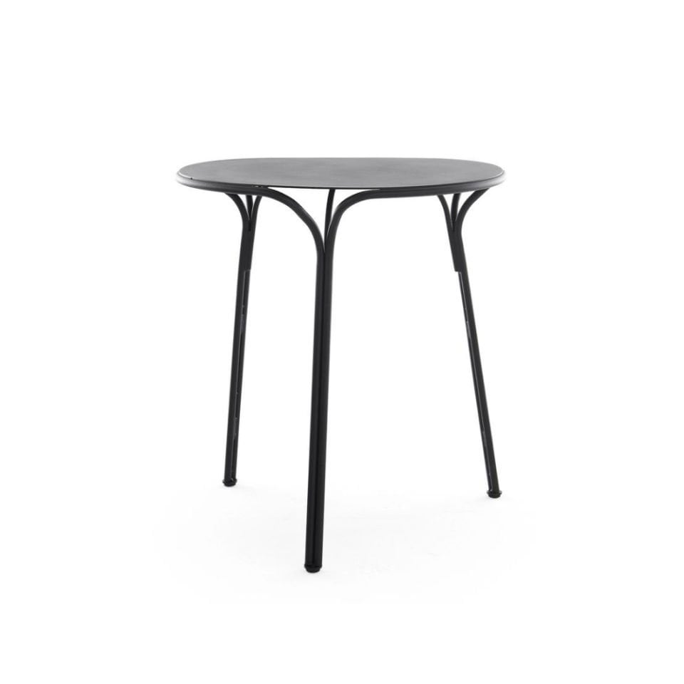 Kartell Hiray Bistro Siyah Yuvarlak Dış Mekan Masa