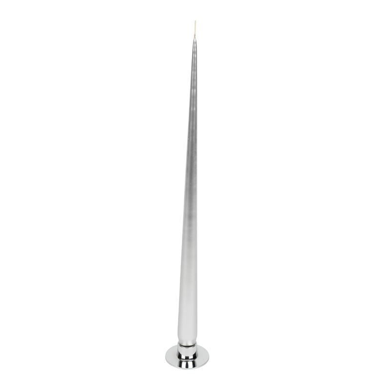 Mum Simli Gri Mat H:42 cm