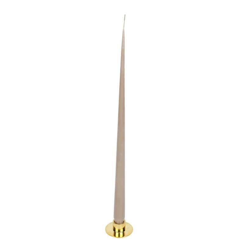 Mum Parlak Bej H:42 cm