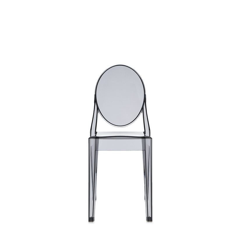 2'li Victoria Ghost Sandalye Füme Gri