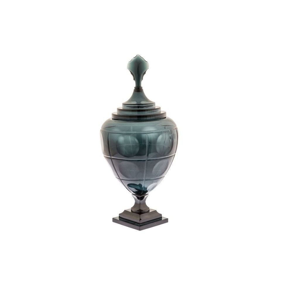 Bohemia Vazo Deniz Mavisi H:57 cm
