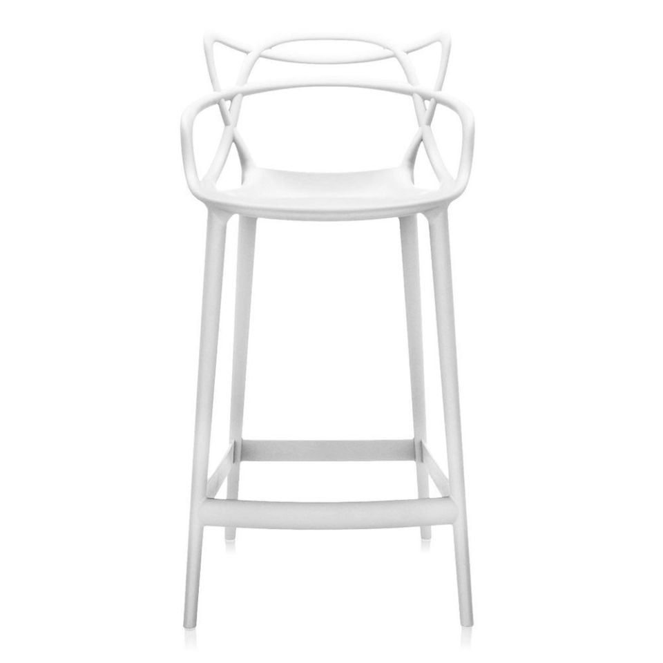 Masters Bar Sandalyesi Beyaz H:99 cm