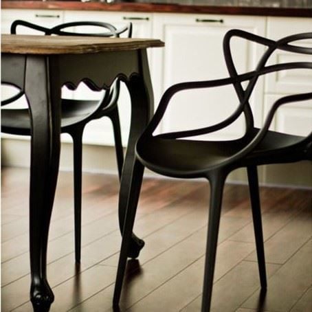 4'lü Masters Siyah Sandalye