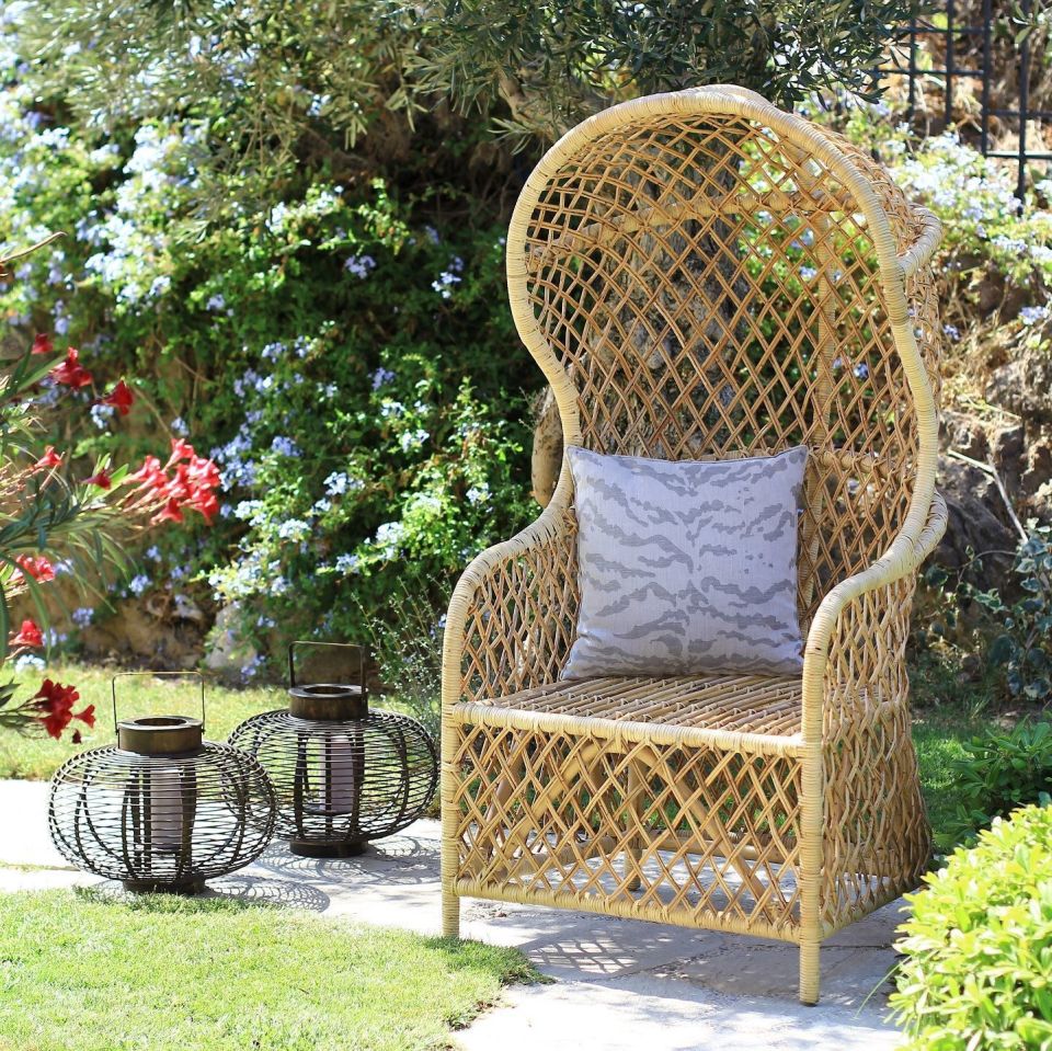 Rattan Umbrella Koltuk
