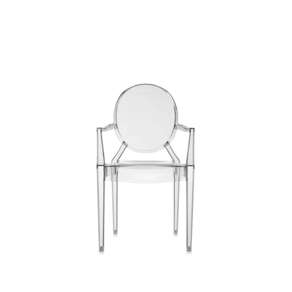 2'li Kartell Louis Ghost Füme Sandalye