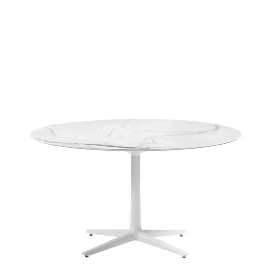 Multiplo Yuvarlak Masa Mermer Tabla
