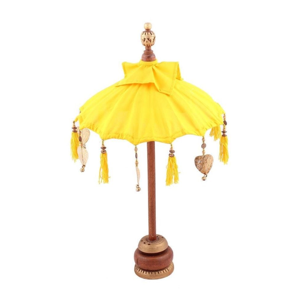 Mini Dekoratif Şemsiye Sarı 68 cm