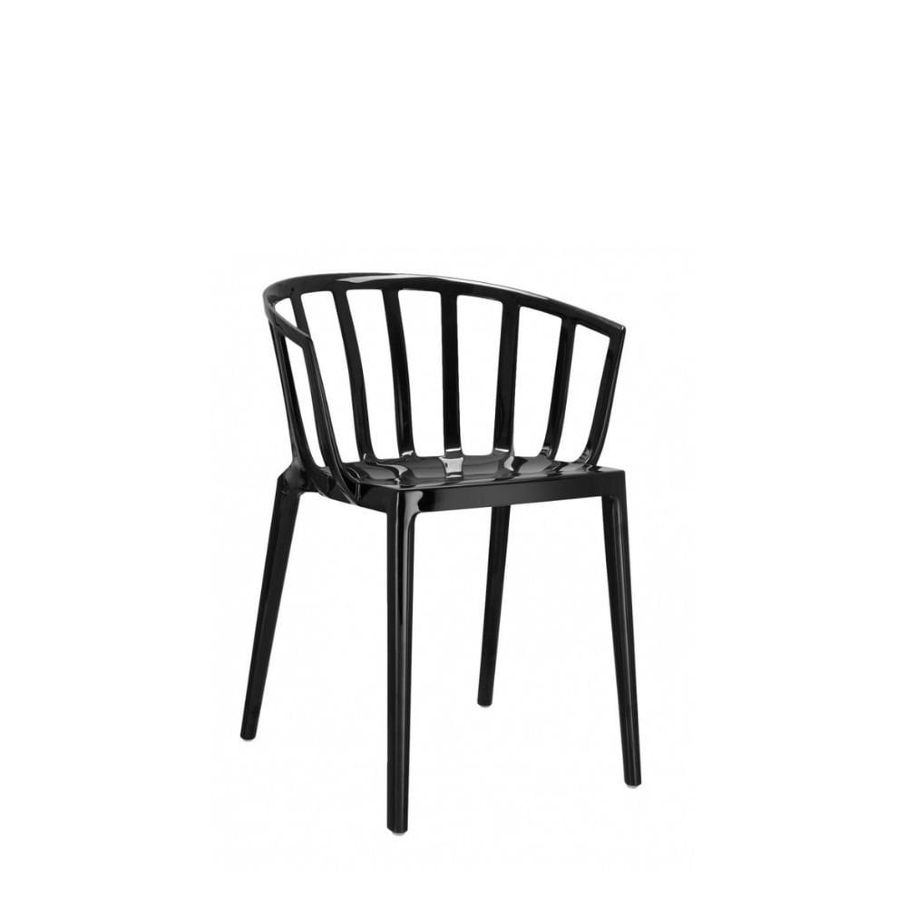 Kartell Venice Parlak Siyah Sandalye