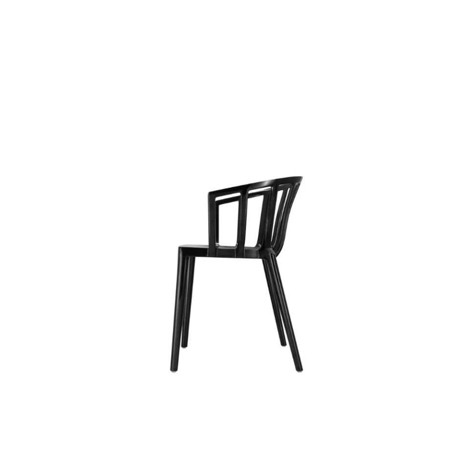 Kartell Venice Parlak Siyah Sandalye