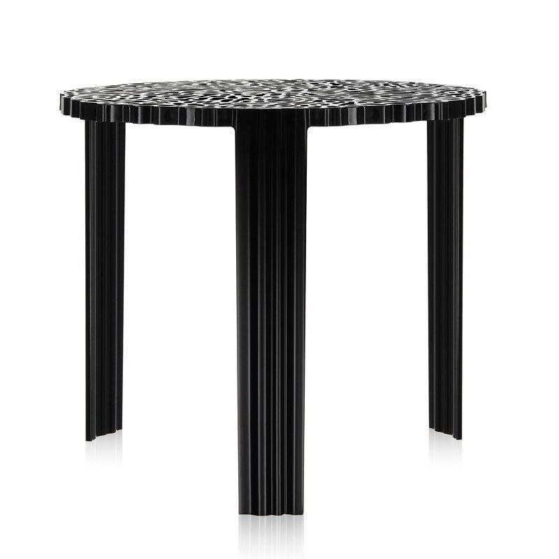 T Sehpa Siyah Mat H:44 cm