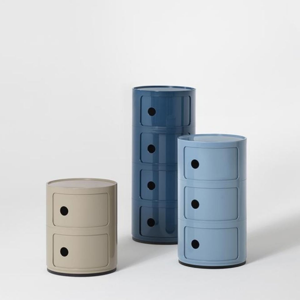 Kartell Componibili 3 Çekmeceli Gök Mavisi Modül