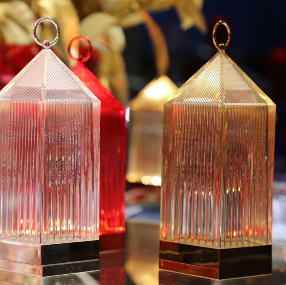 Lantern Amber Masa Lambası