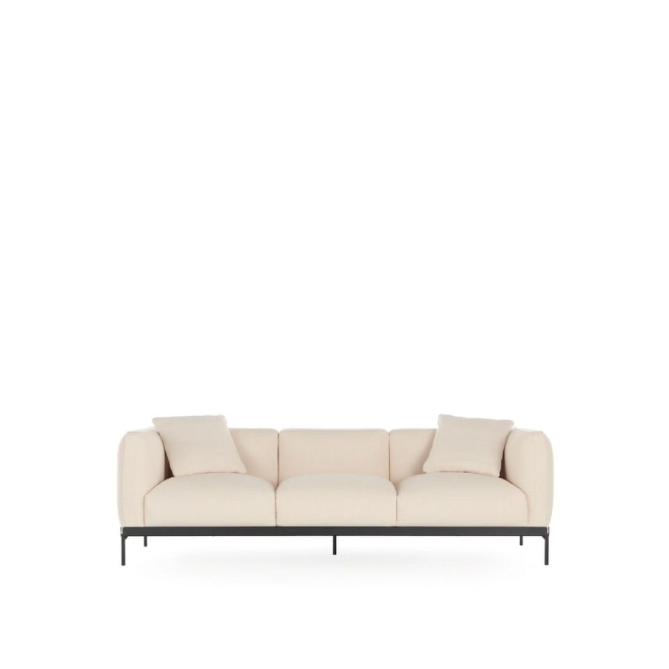 Kartell Asia Beyaz Üçlü Kanepe
