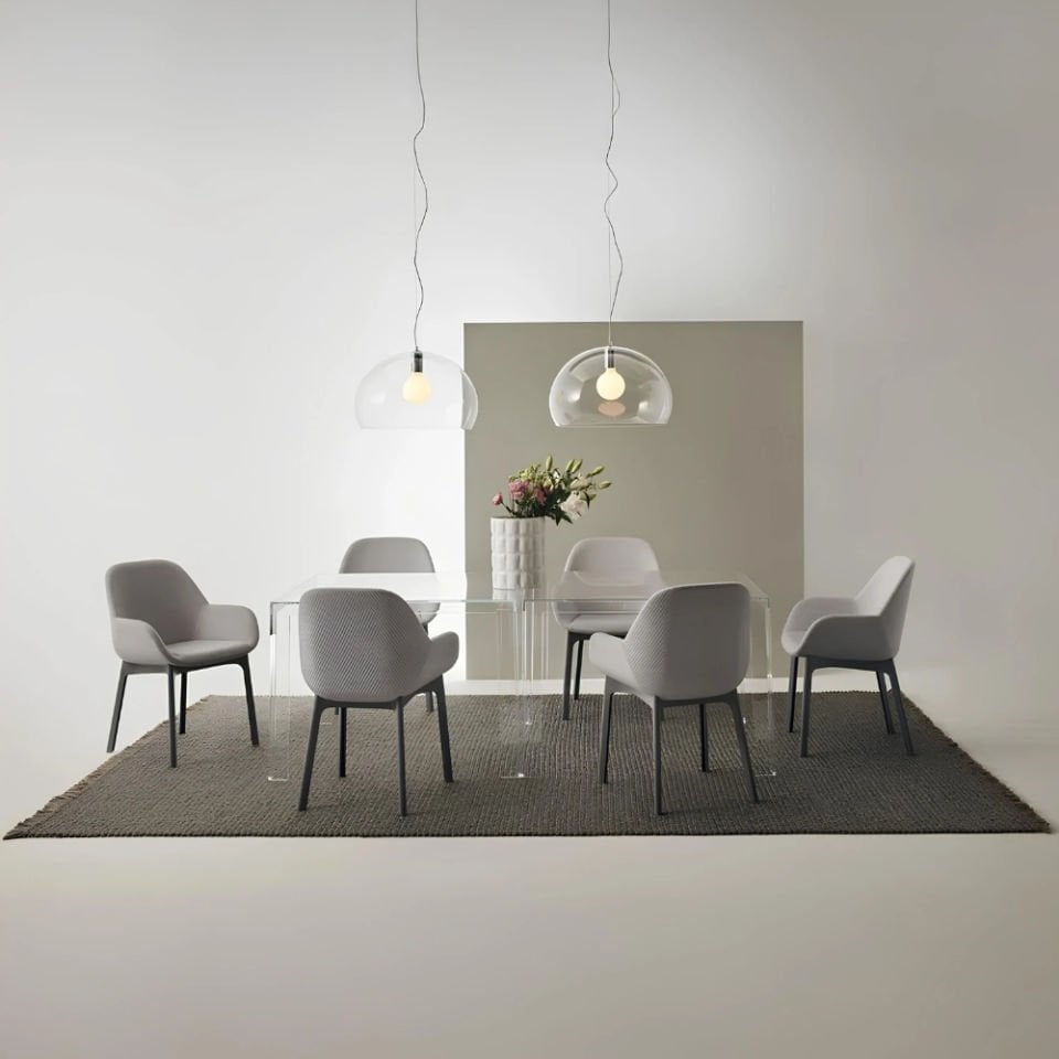 Kartell K-LIM 360x240 cm Antrasit Saçaklı Halı