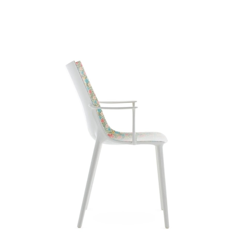 Kartell H.H.H Çiçekli Beyaz Kollu Sandalye