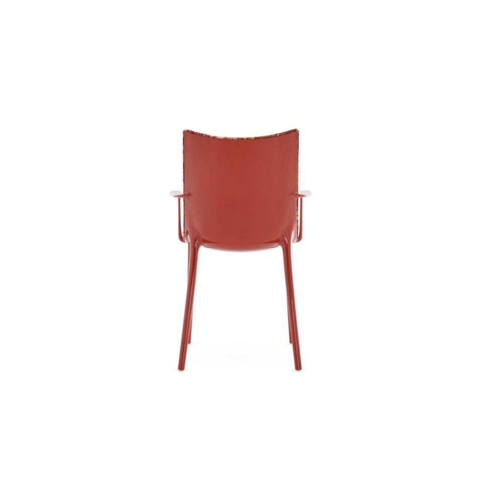 Kartell H.H.H Kumaş Döşemeli Paslı Turuncu Kollu Sandalye