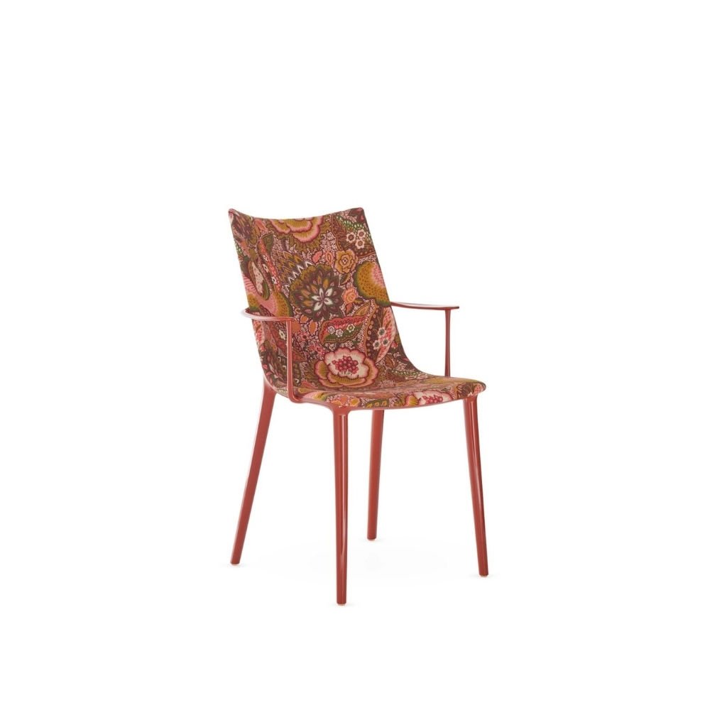 Kartell H.H.H Kumaş Döşemeli Paslı Turuncu Kollu Sandalye