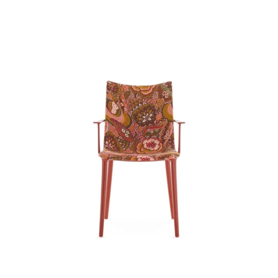 Kartell H.H.H Kumaş Döşemeli Paslı Turuncu Kollu Sandalye